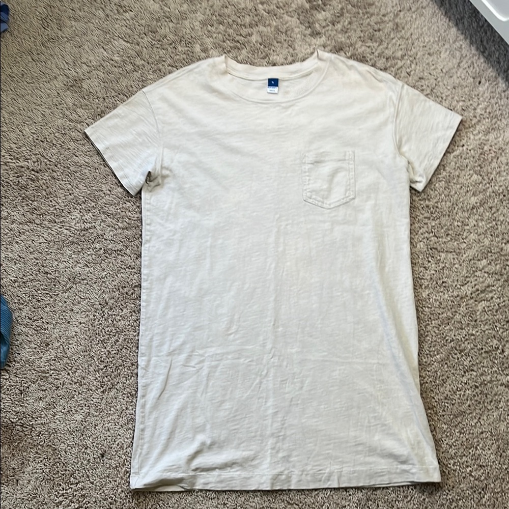Old Navy Beige Short Sleeve Dress